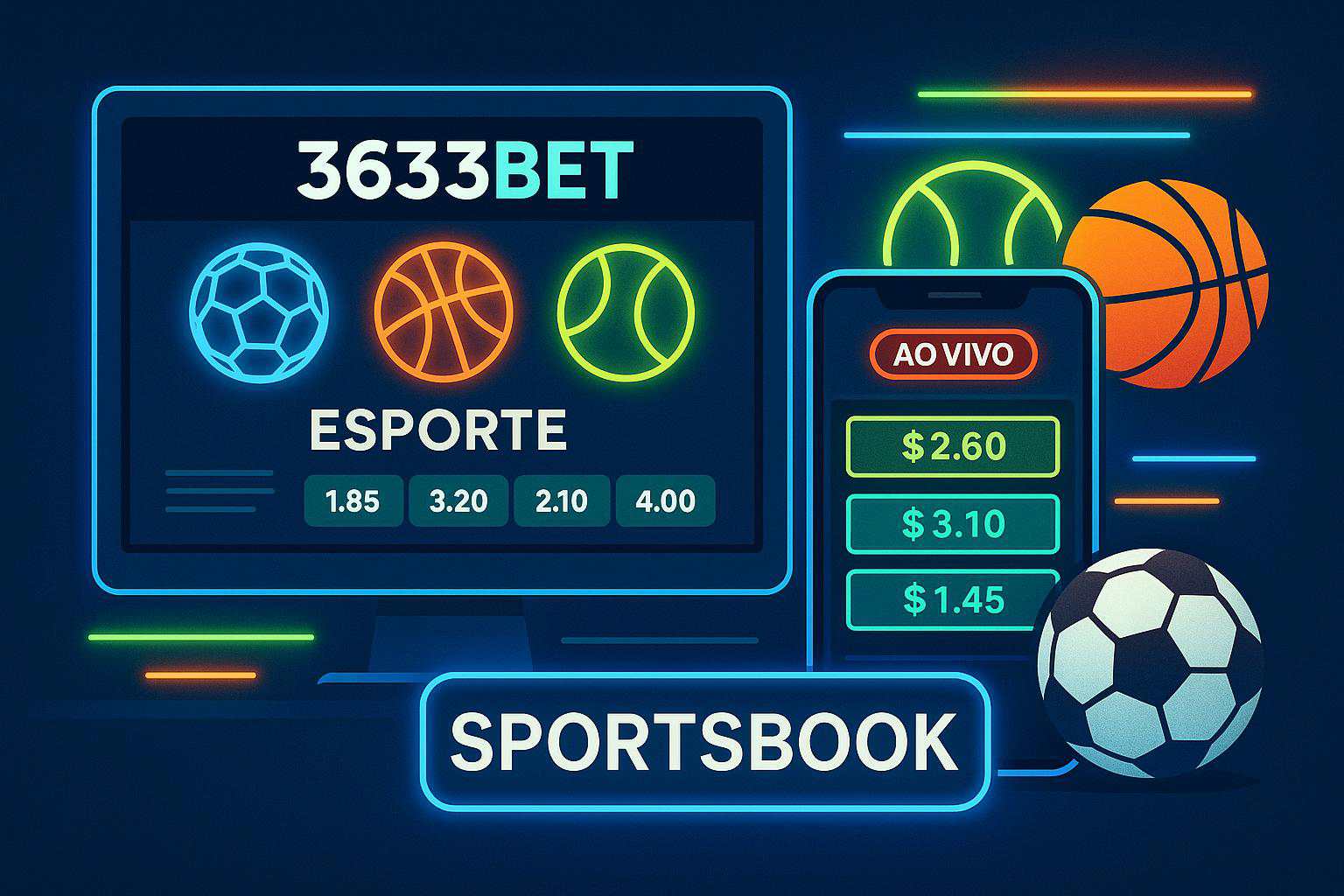 Apostas esportivas no cassino online 3633BET  